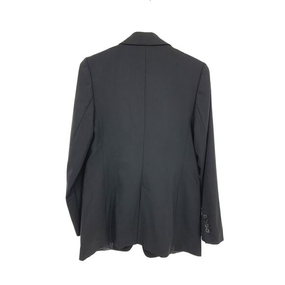 Massimo Dutti Black Coat Blazer with Pockets Size 4 NWT - Picture 6 of 11